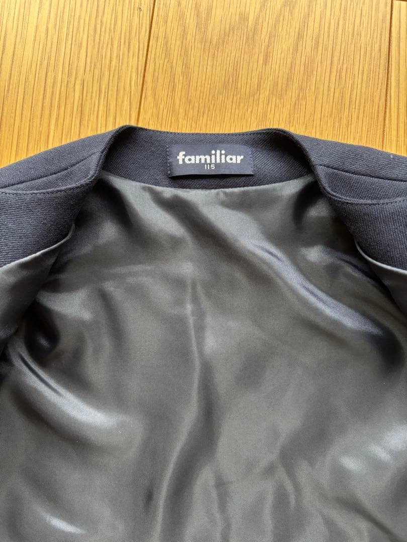 familiar アンサンブル　3点セット　お受験　入学式　全て115cm