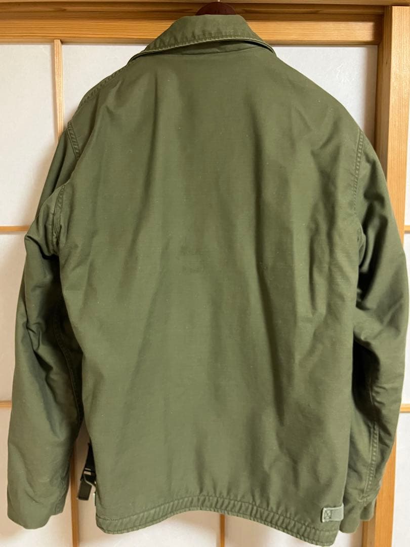 米軍実物 U.S. NAVY A-2 deck jkt 70's 42-44
