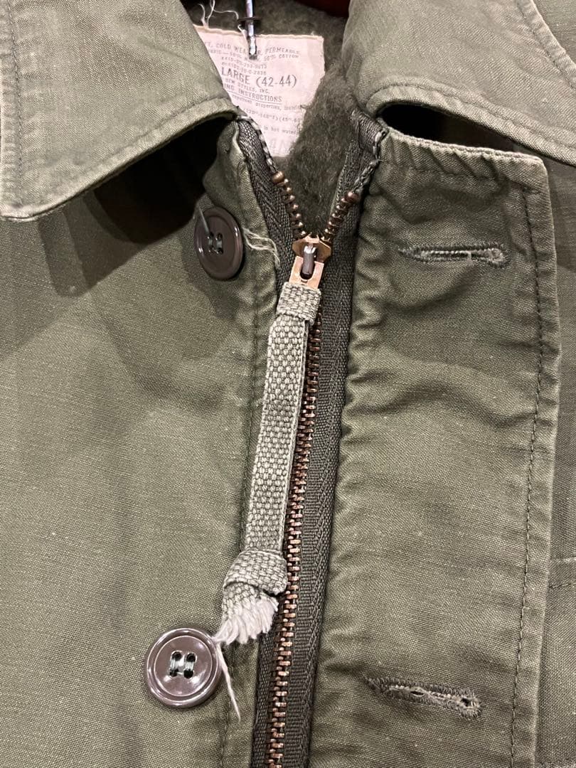 米軍実物 U.S. NAVY A-2 deck jkt 70's 42-44