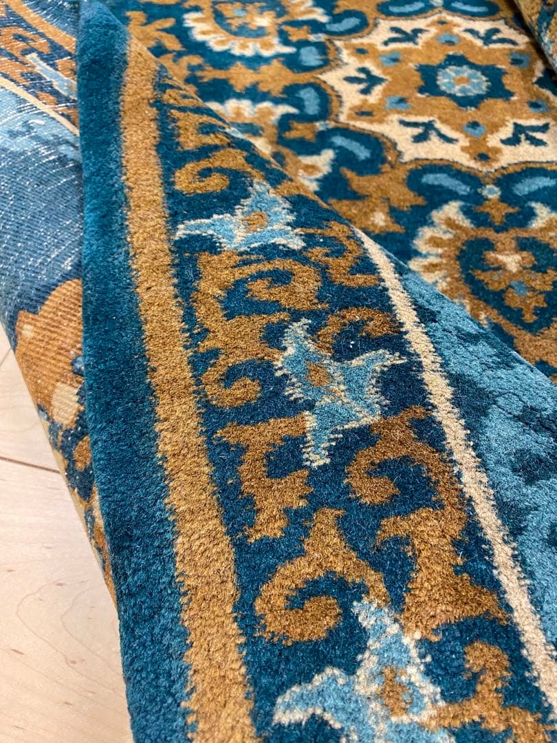 絨毯　インド緞通