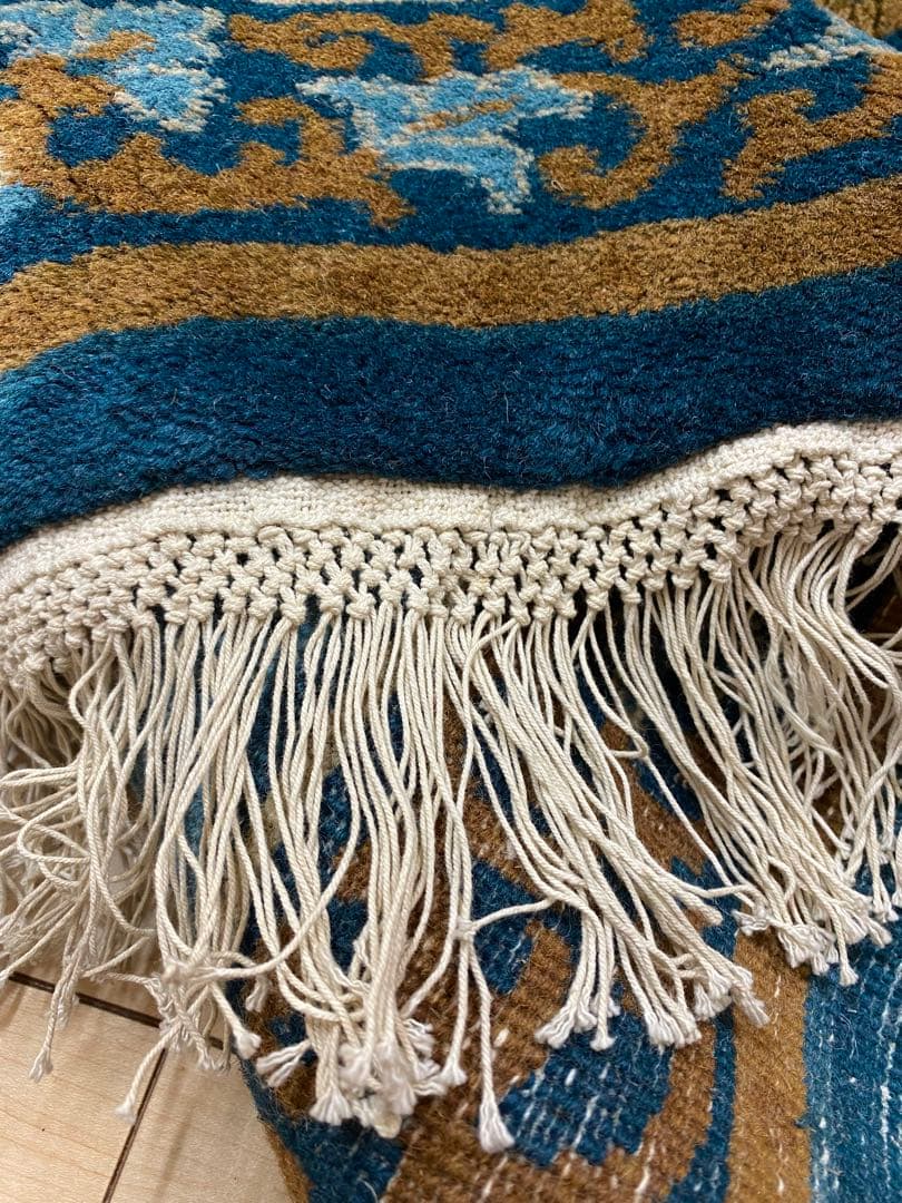 絨毯　インド緞通