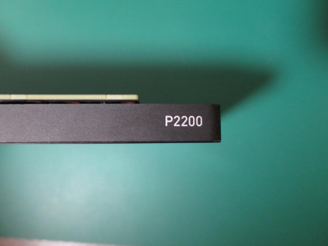 【中古】NVIDIA QuadroP2200 PCIExp 5GB GDDR5X