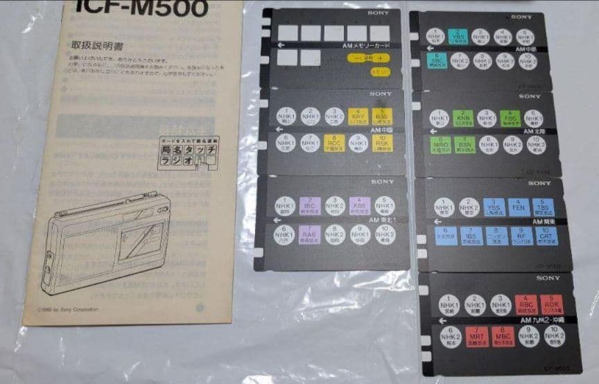 SONY ICF−M500 / SONY ICR-SW700