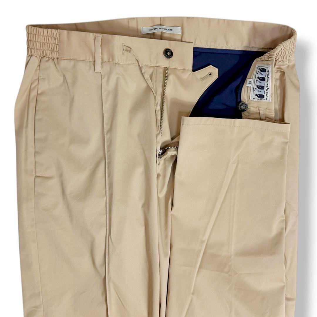 J7076未使用ジャブスアルキヴィオマサッチョエアリテクノコットン永クリースPT