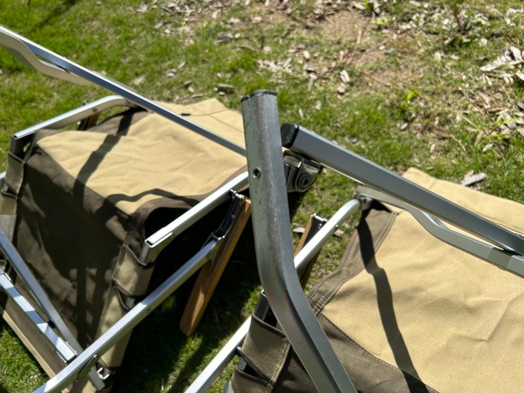 スノーピーク チェア2脚セット　クッション付き