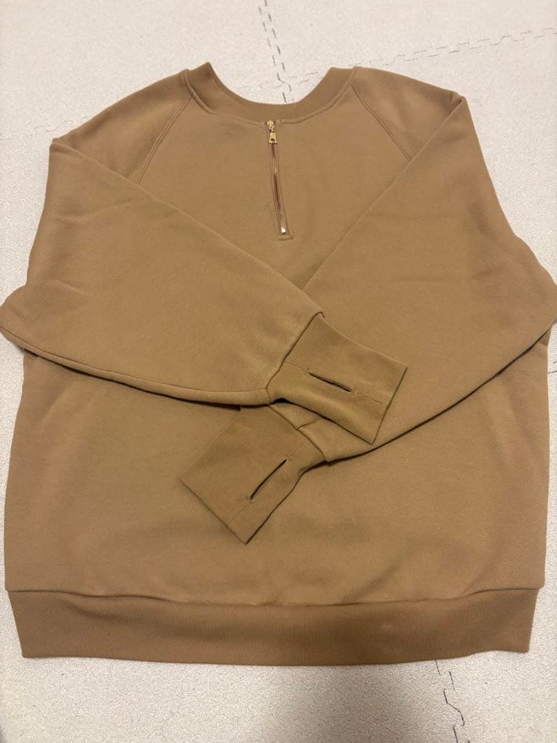 L'Appartement AMRCN クルーネックスウェット ベージュ