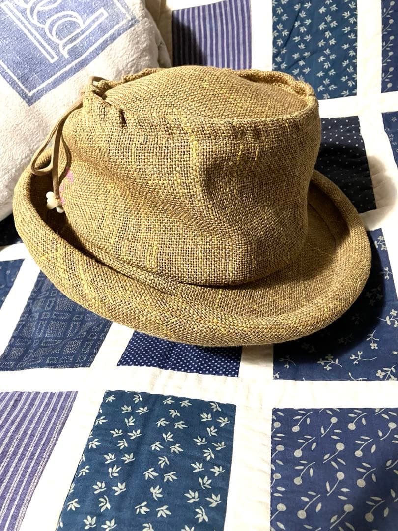 45R パトアシュ　pate a Chou リネンラミーハット