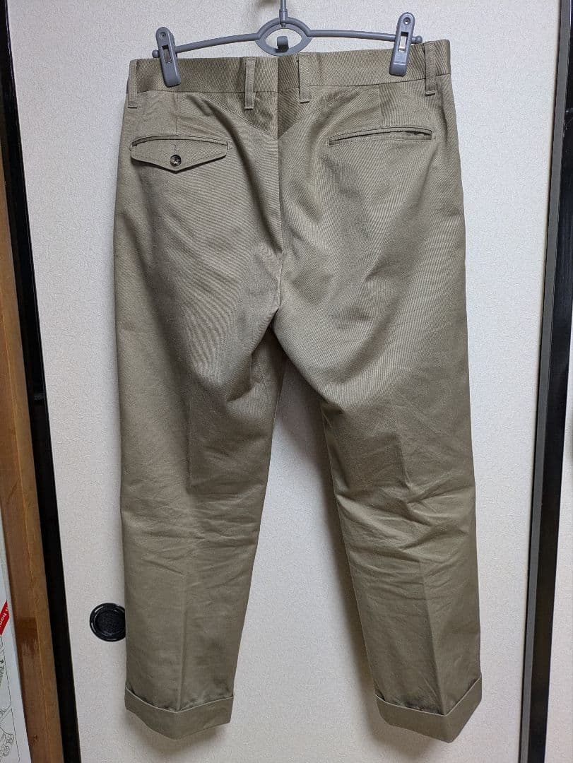 【極美品】　バーンストーマー　マッカーサー2 カーキXL　センタープレスカスタム