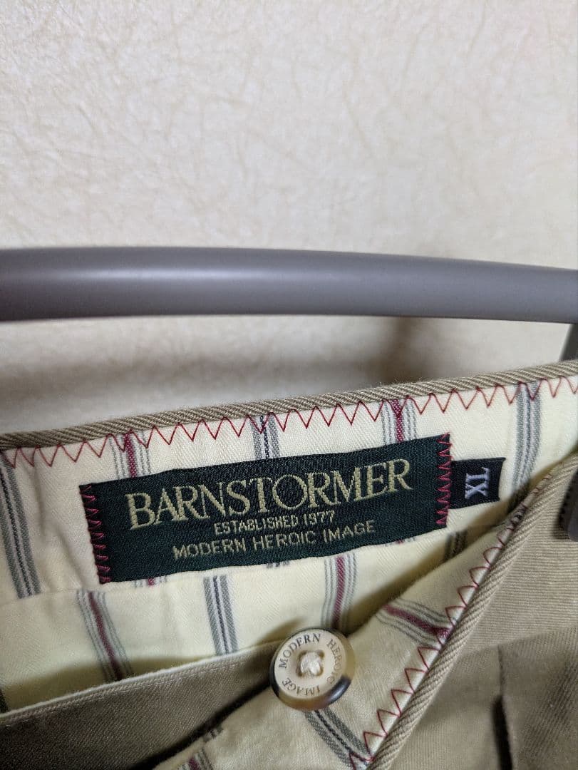 【極美品】　バーンストーマー　マッカーサー2 カーキXL　センタープレスカスタム