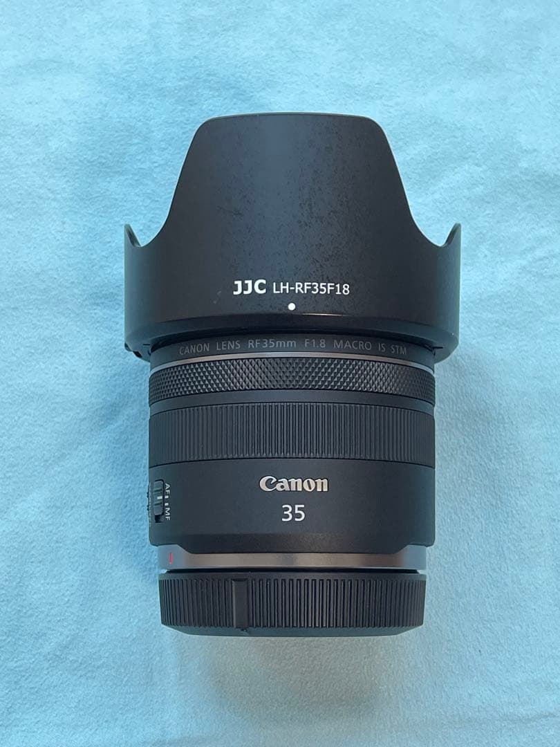 【中古】CANON | RF35mm F1.8 MACRO ＋互換フードセット