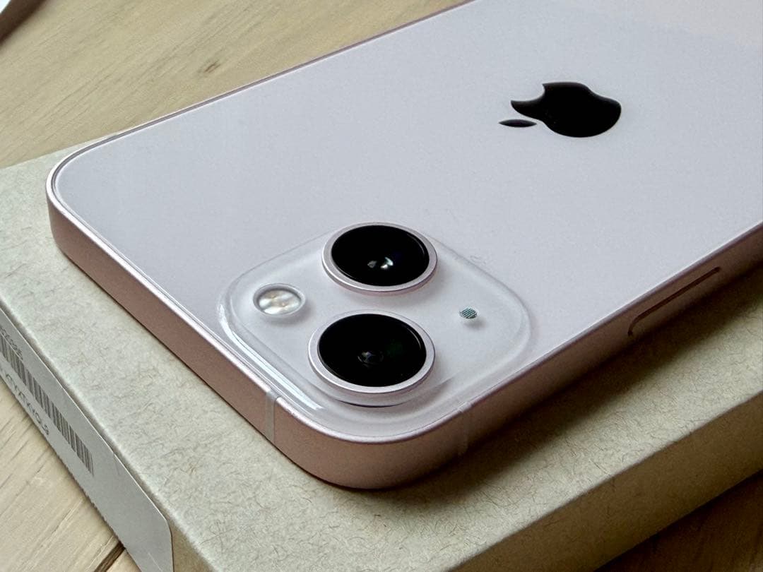 本体新品バッテリー100% iPhone13 256GB ピンク 補償30年まで