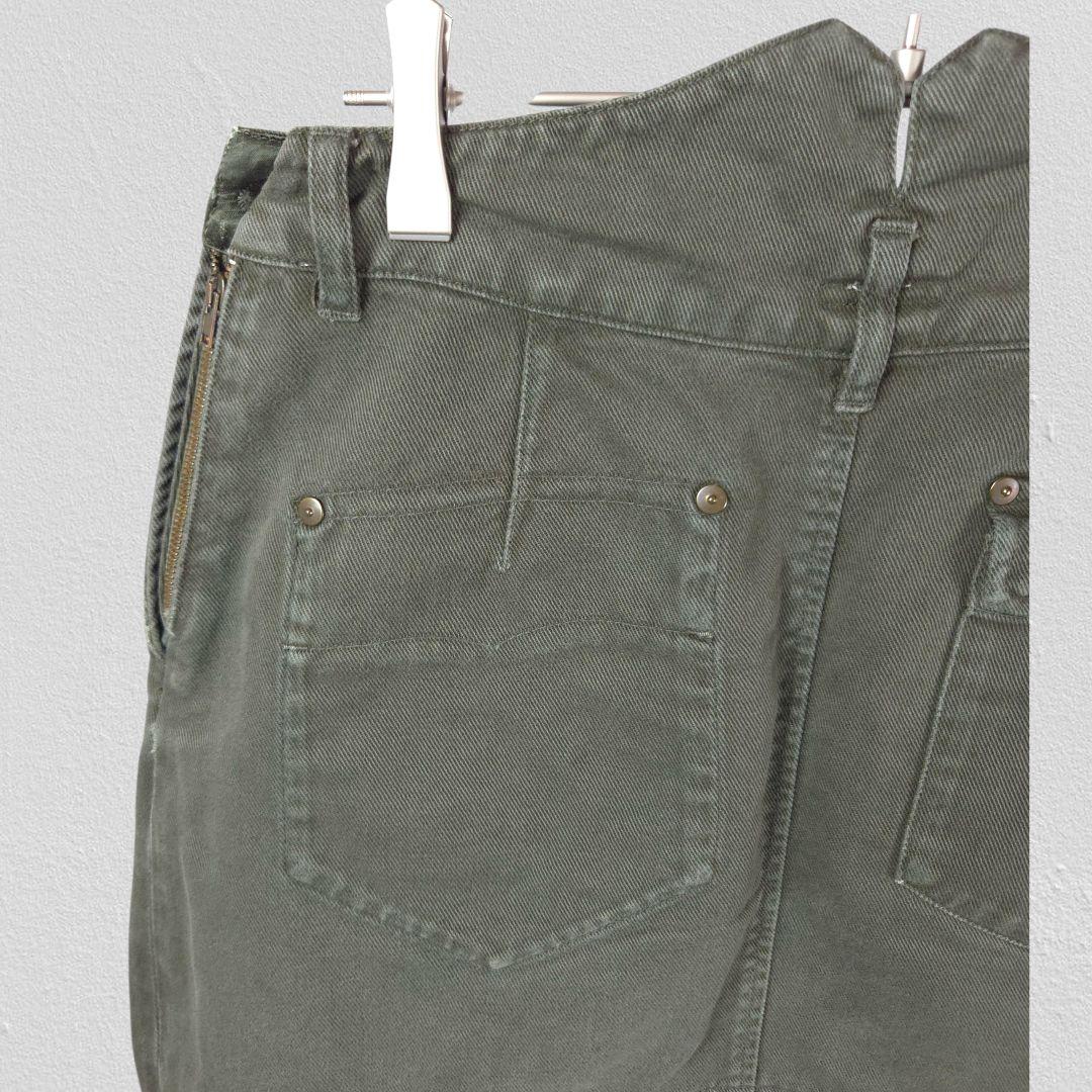 スカート MIUMIU mm VINTAGE Khaki Skirt