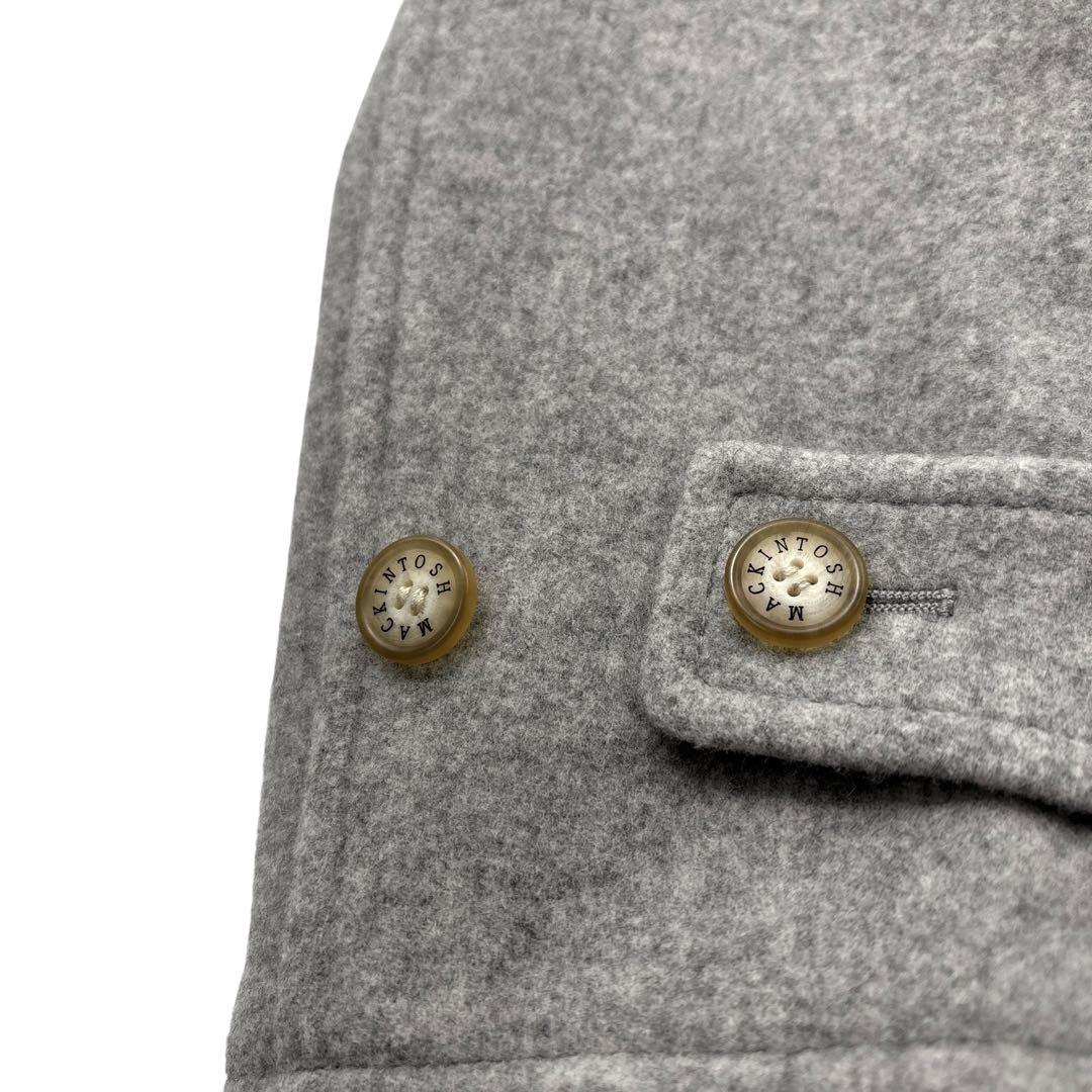 【極美品】マッキントッシュロンドン メルトンウール　ダッフルコート　ロング　48