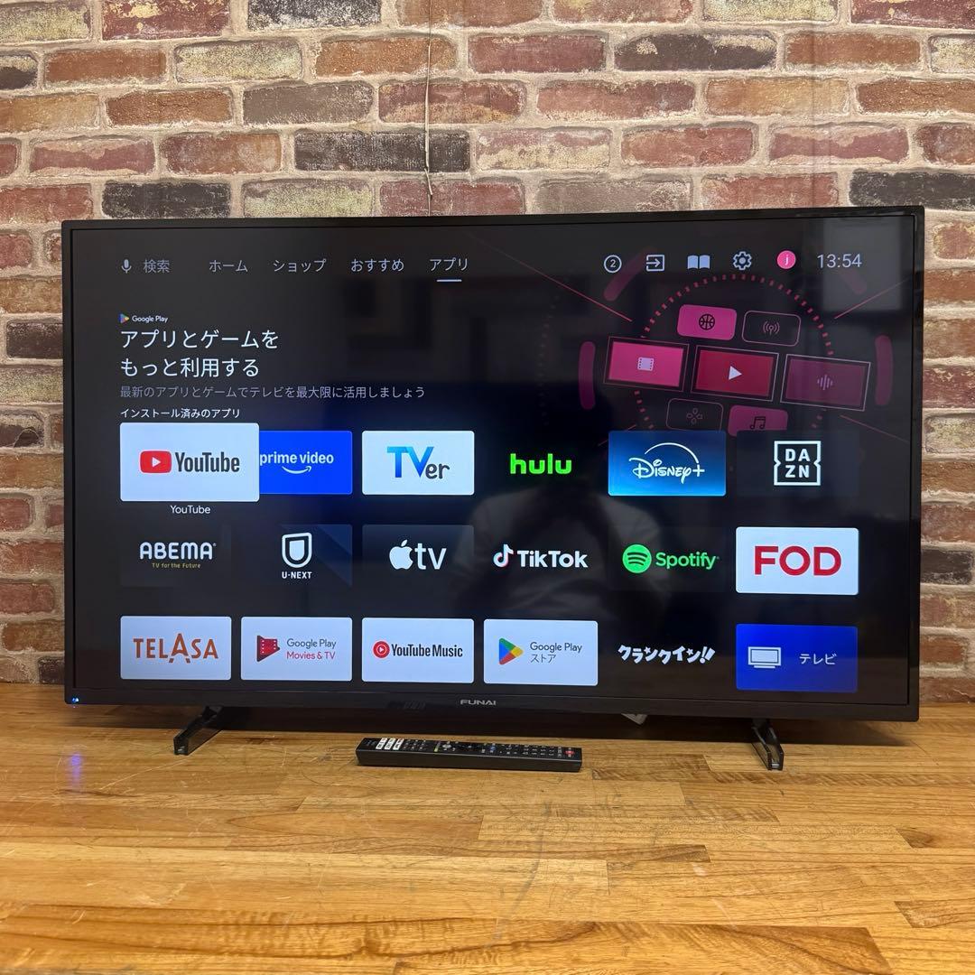 フナイ 43V型 4K 液晶テレビ Android TV FL-43U3330