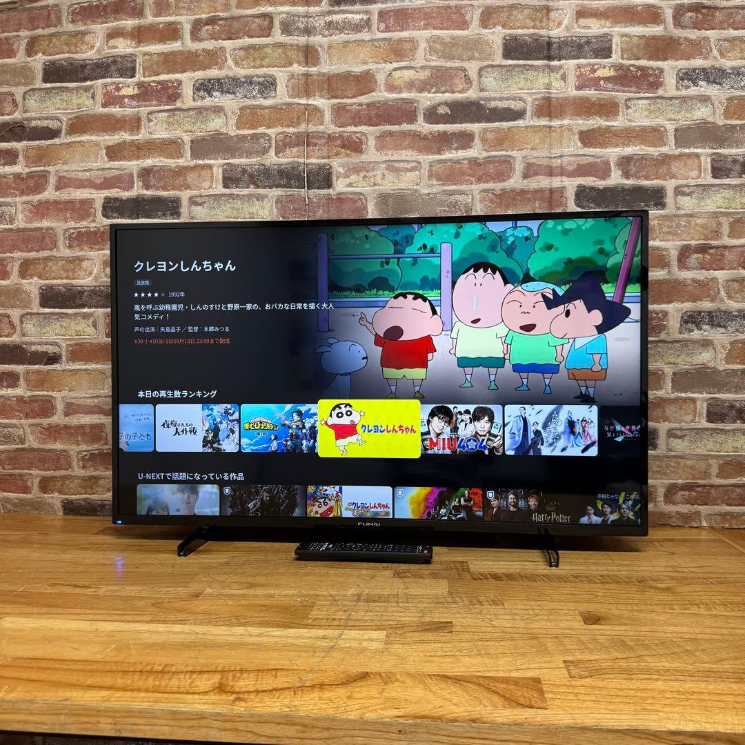 フナイ 43V型 4K 液晶テレビ Android TV FL-43U3330