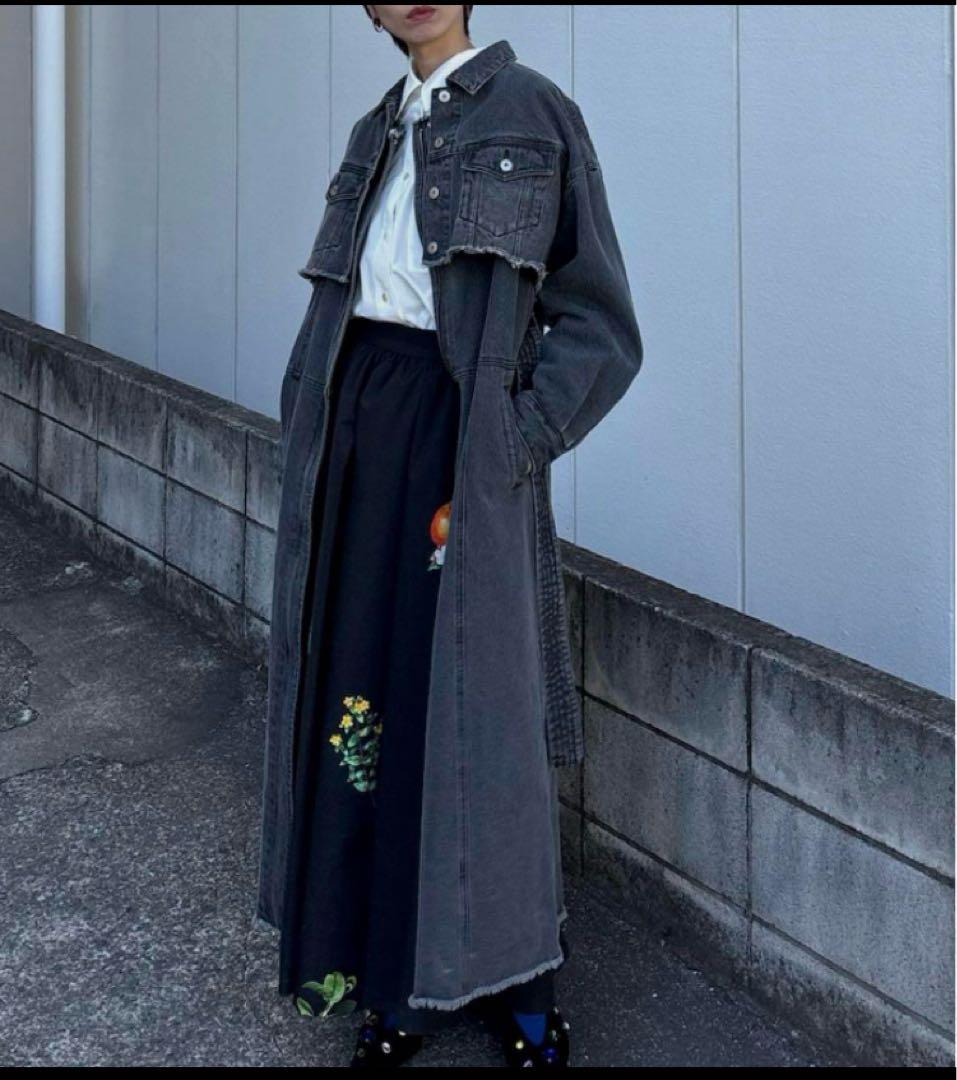 ジャケット・アウター Ameri MANY WAY VERSATILE DENIM COAT