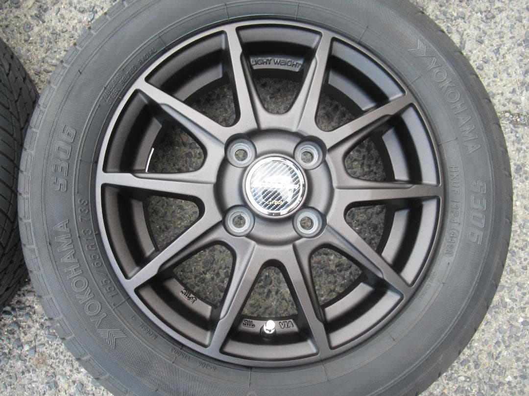 155/65R13 S306 シュナイダー アルト ラパン エッセ等 手渡しOK