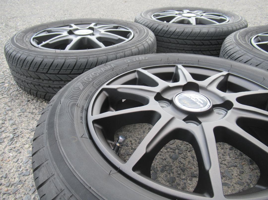 155/65R13 S306 シュナイダー アルト ラパン エッセ等 手渡しOK