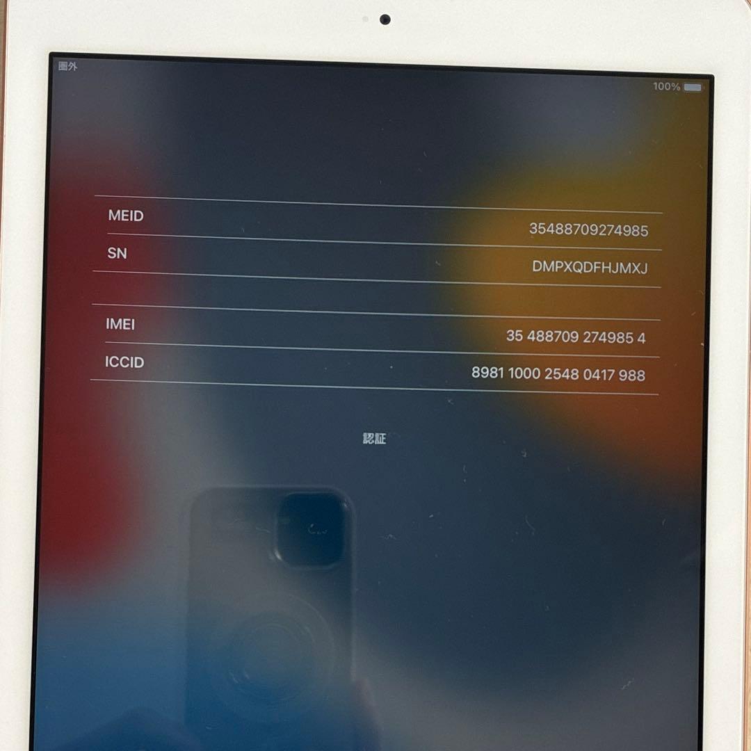 美品　iPad 第6世代 9.7インチ　32GB ローズピンク