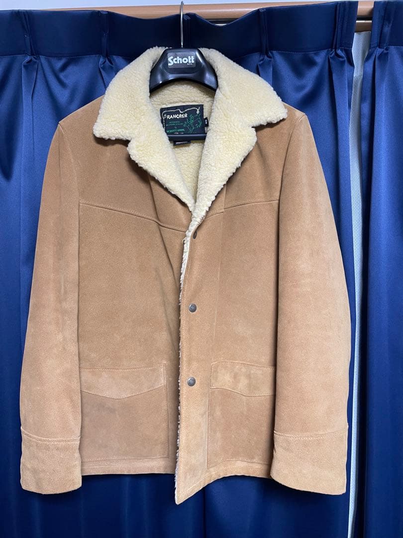 Schott Rancher 40 ブラウンジャケット　ショット　ランチコート