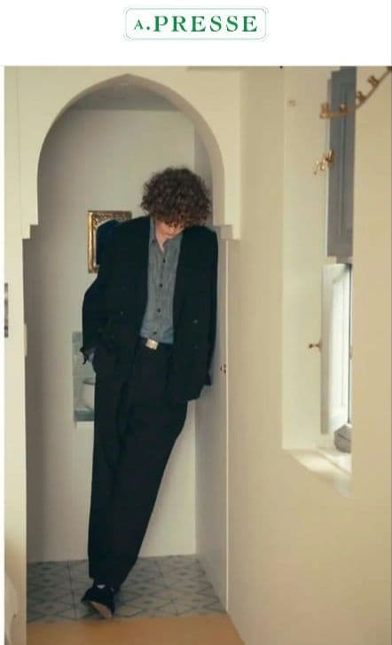 パンツ A.PRESSE 22FW Wide Tapered Trousers