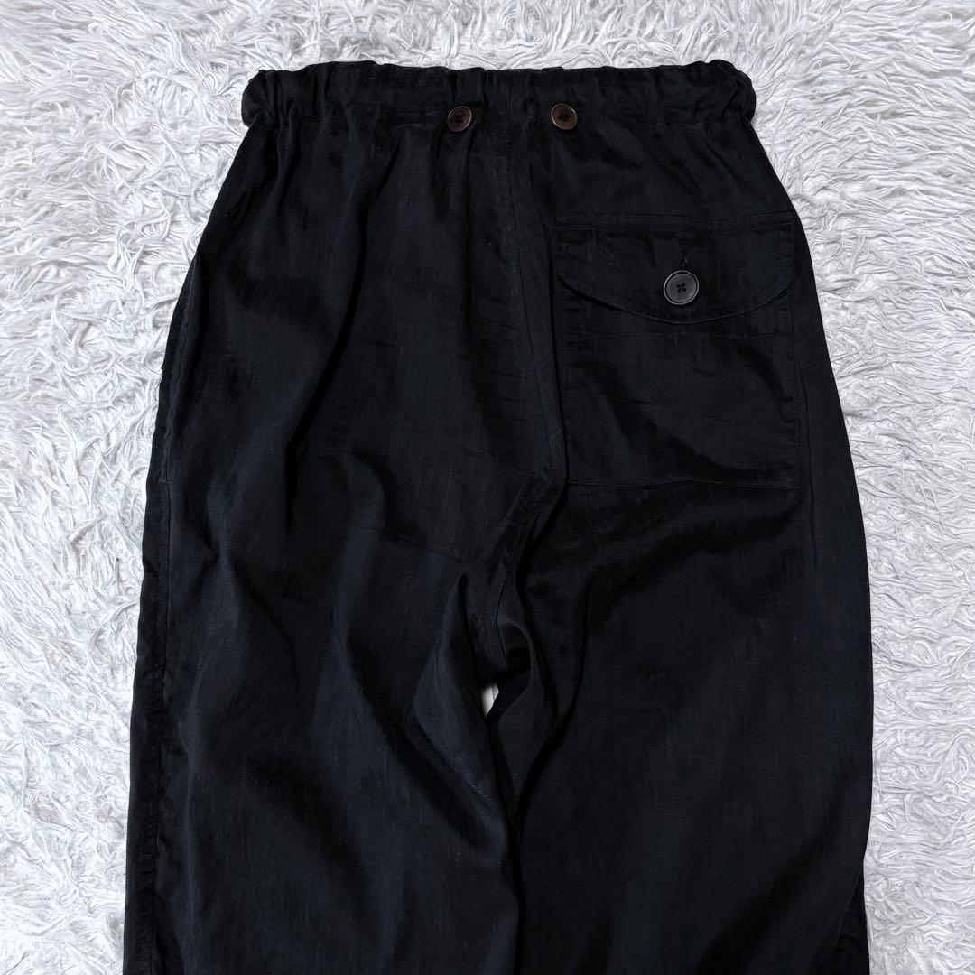 KLASICA クラシカ　ワイドサルエルパンツ　クロップド丈　ブラック　サイズ1