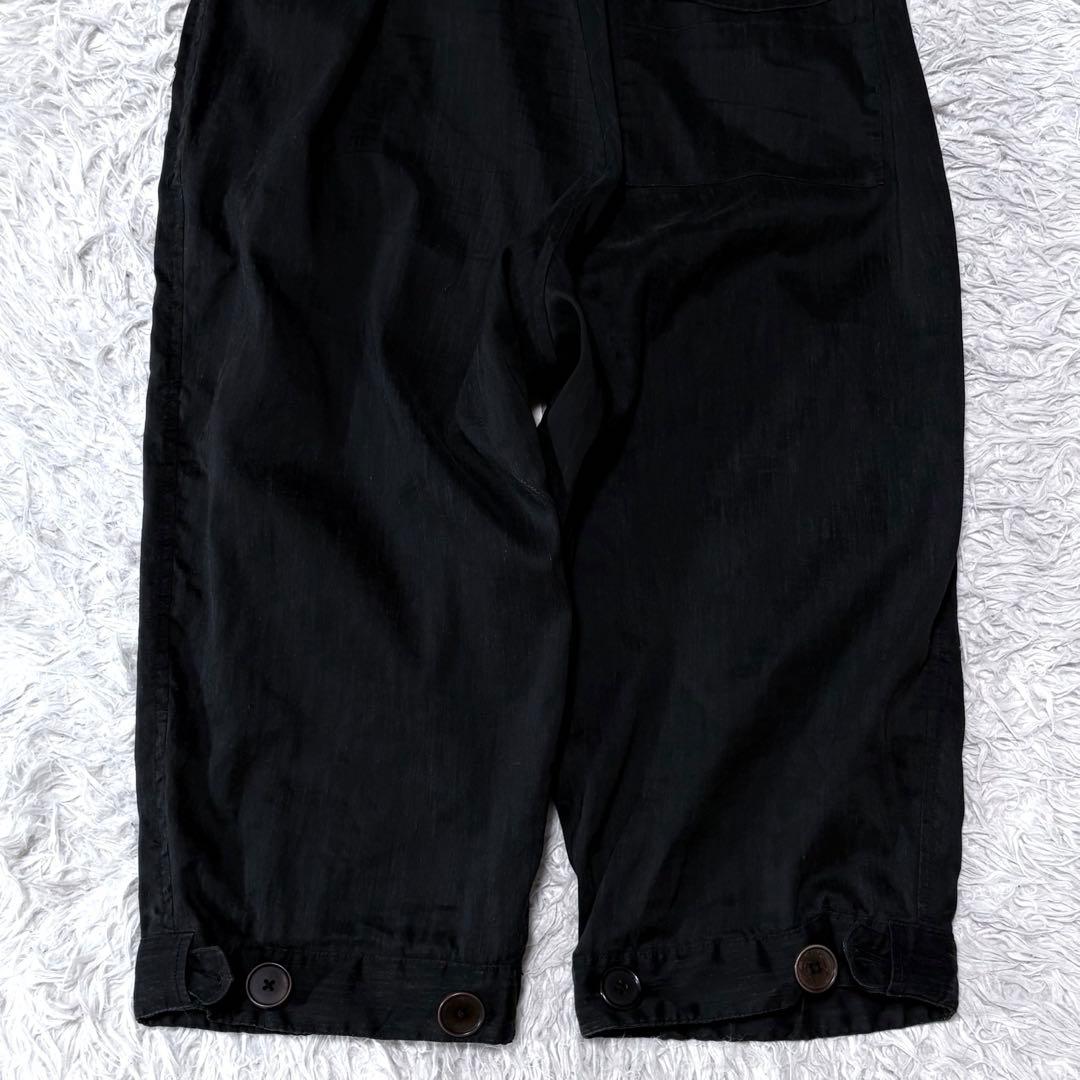 KLASICA クラシカ　ワイドサルエルパンツ　クロップド丈　ブラック　サイズ1