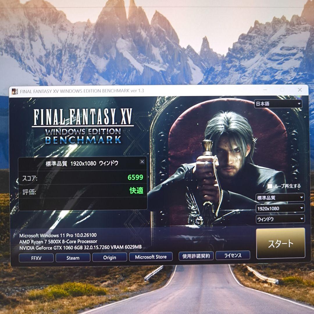 NVIDIA GeForce GTX 1060 6G 3種類BM完走 正常動作品