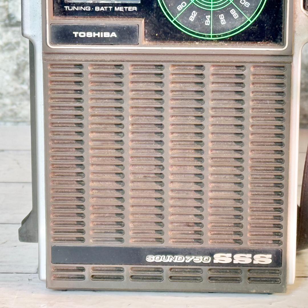 東芝「SOUND750 SSS」'70年代2バンドラジオ RP-727F
