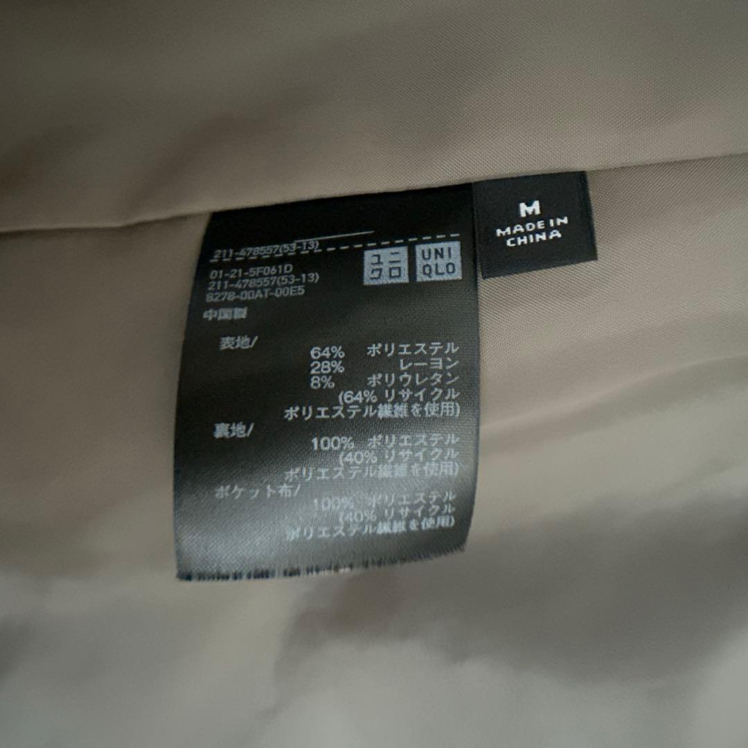 今期　UNIQLO ダブルジャケット　ブラウン