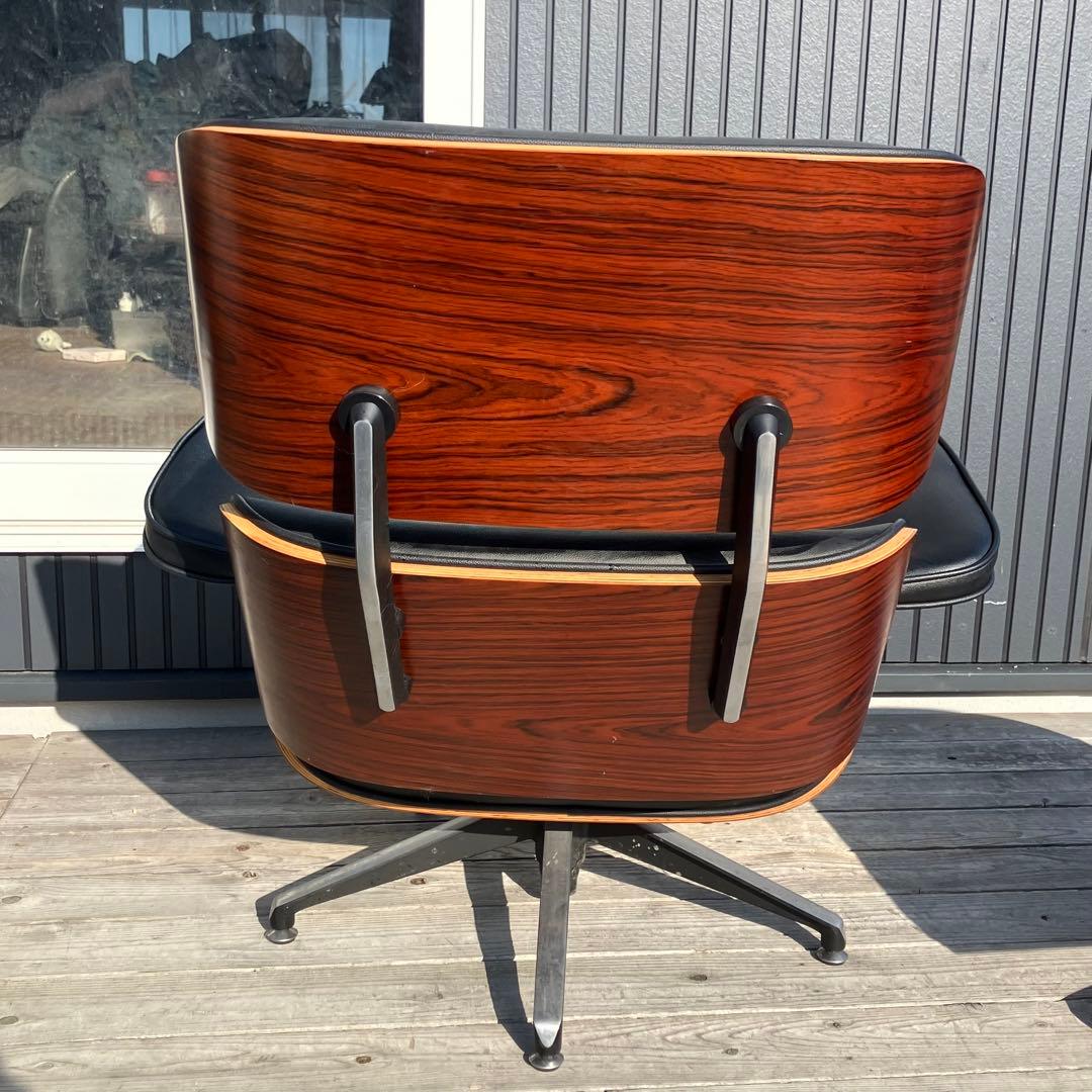 北欧レトロ イームズ リプロダクト ラウンジチェア アームチェア オットマン付き