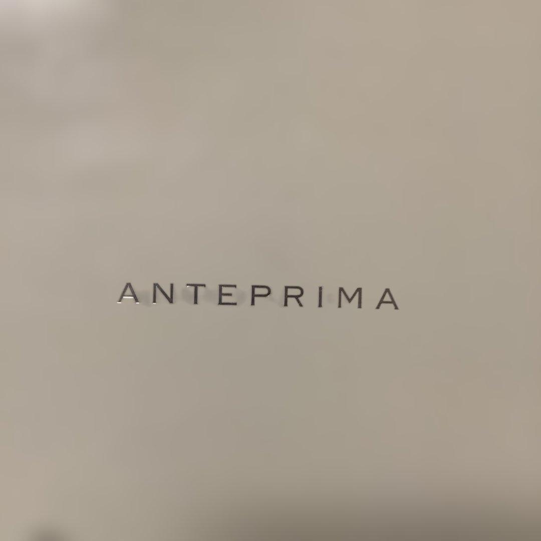 アンテプリマの黒 スエード ロングブーツ ビジューの刺繍付き23.5新品。