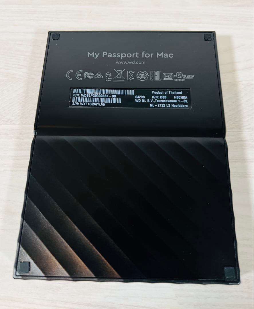 WD My Passport 2TB ポータブルHDD