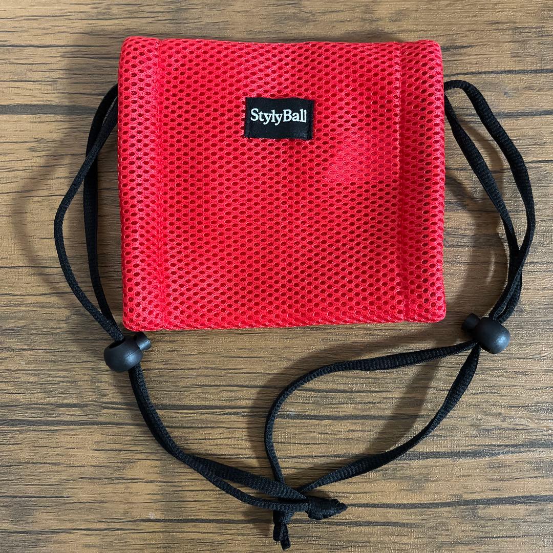 東急スポーツオアシス　スタイリーボール　赤レッドカバー付き　説明書付き