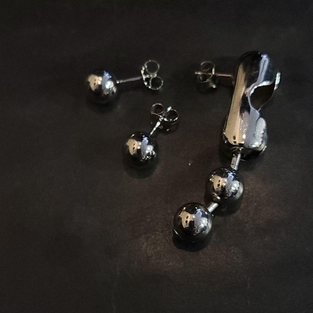 Maison Margiela ３個 ピアス セット MM６ メゾンマルジェラ