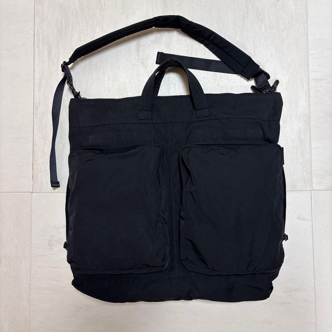【美品】AMIACALVA GABARDINE BAG ヘルメットバッグ2way