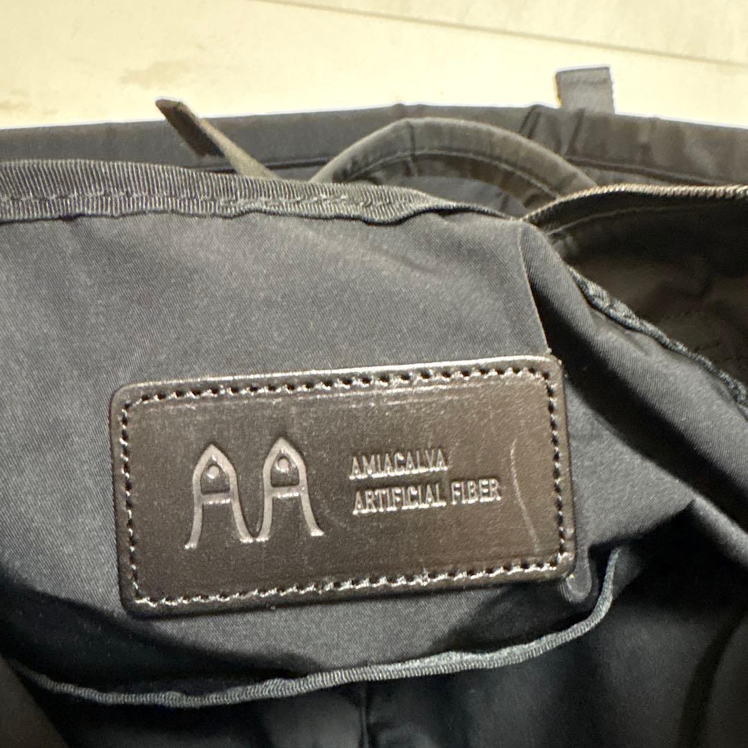 【美品】AMIACALVA GABARDINE BAG ヘルメットバッグ2way