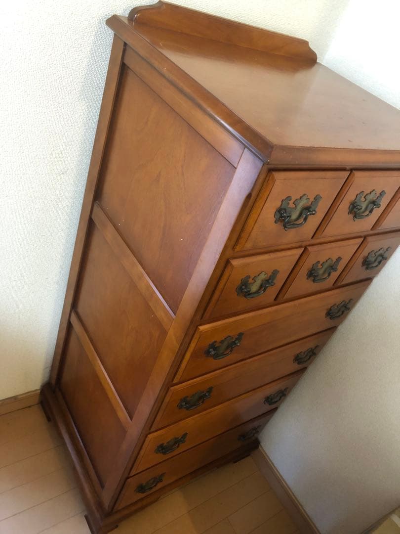 【横浜Daniel ダニエル】アーリーアメリカン　ビンテージチェスト　6段10杯