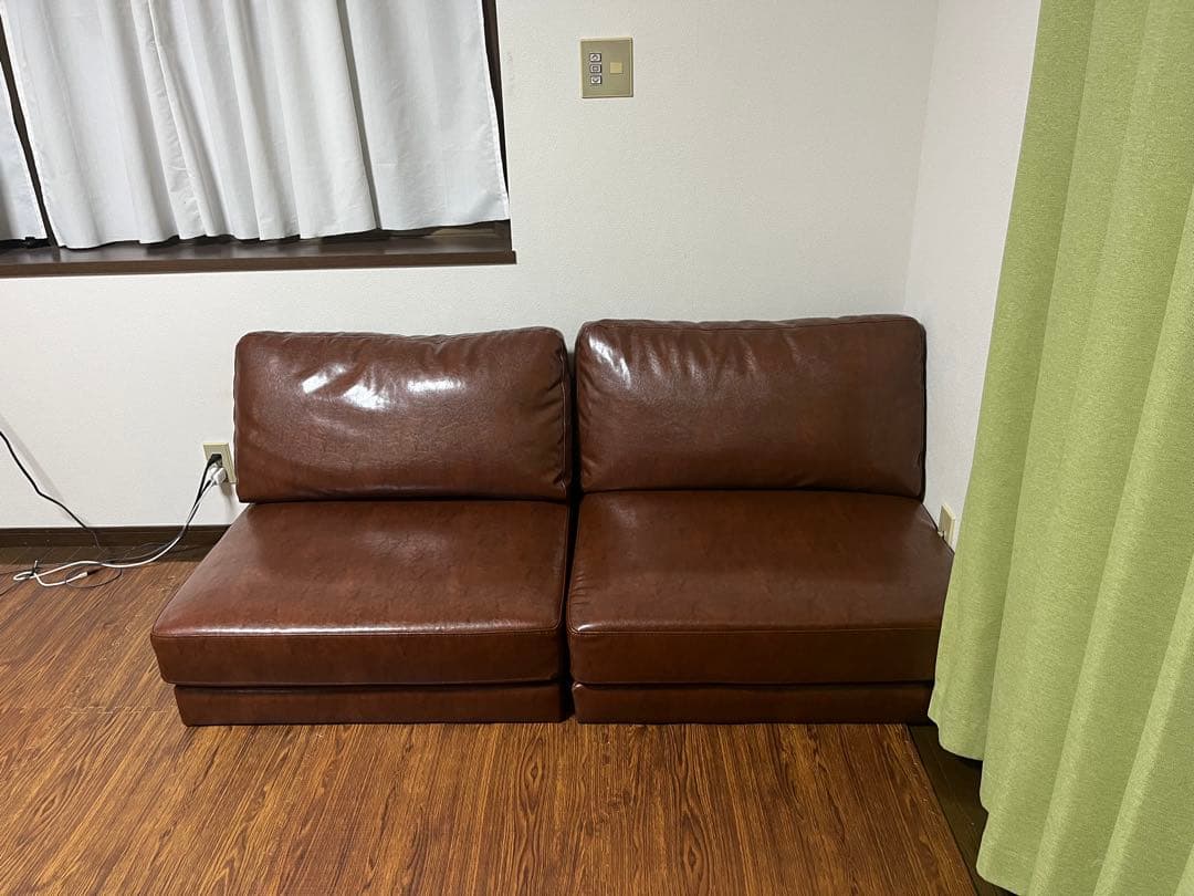 ブラウンレザー ソファ