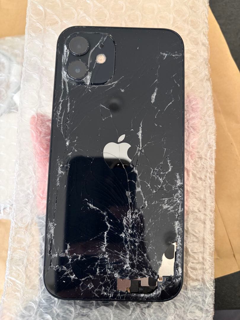 iPhone12 ジャンク品　画面破損　スマートフォン本体　128ギガ
