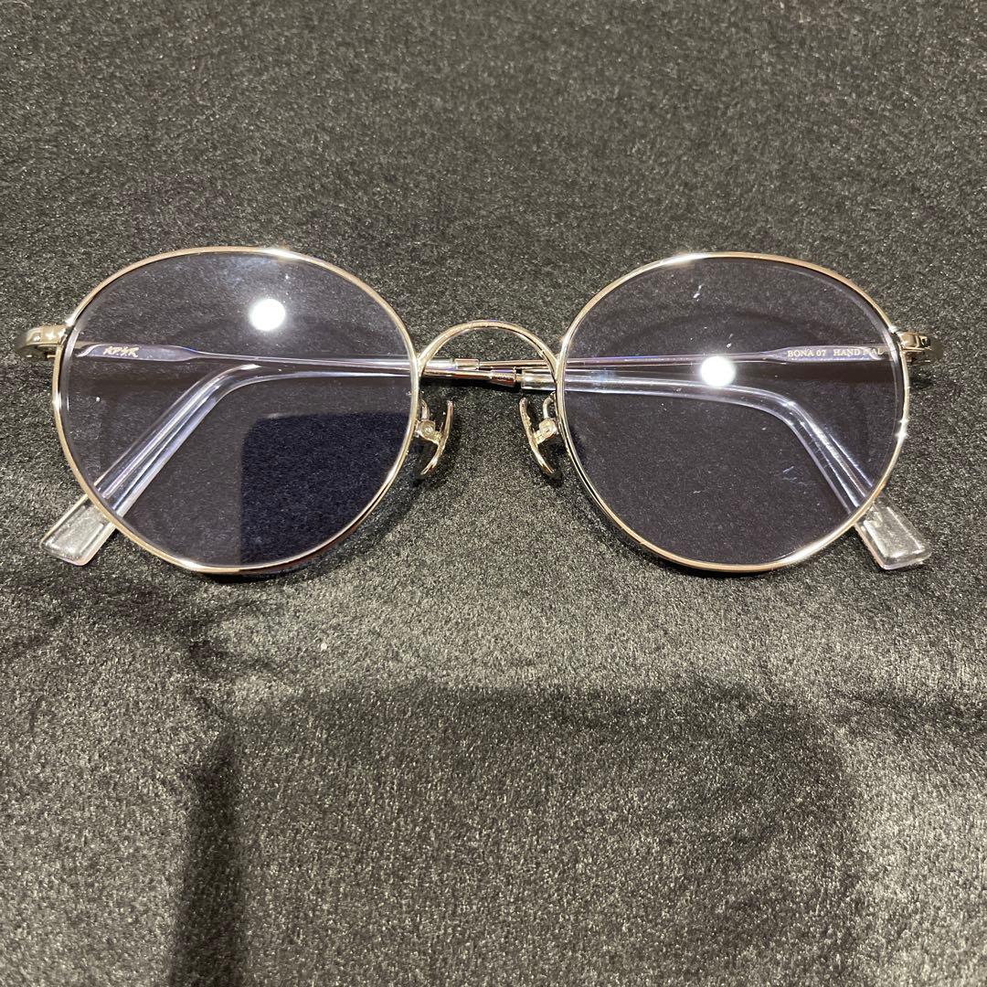 ADSR メタルラウンドサングラス ブルー