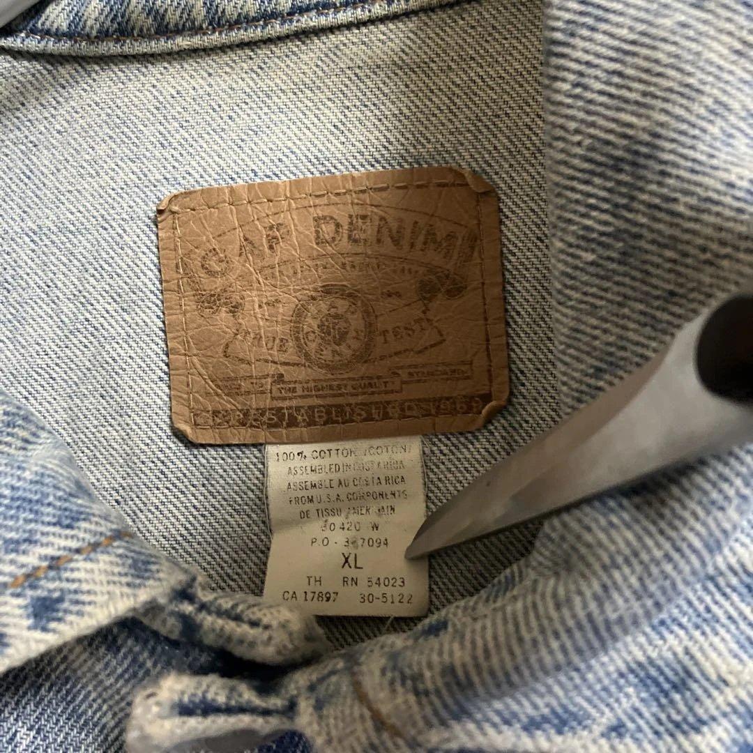 XL OLD GAP デニムジャケット　オールドギャップ　ライトブルー