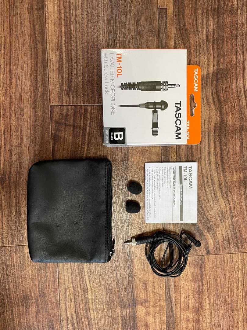 TASCAM(タスカム)TM-10LB ラベリアマイクロホン 2個セット