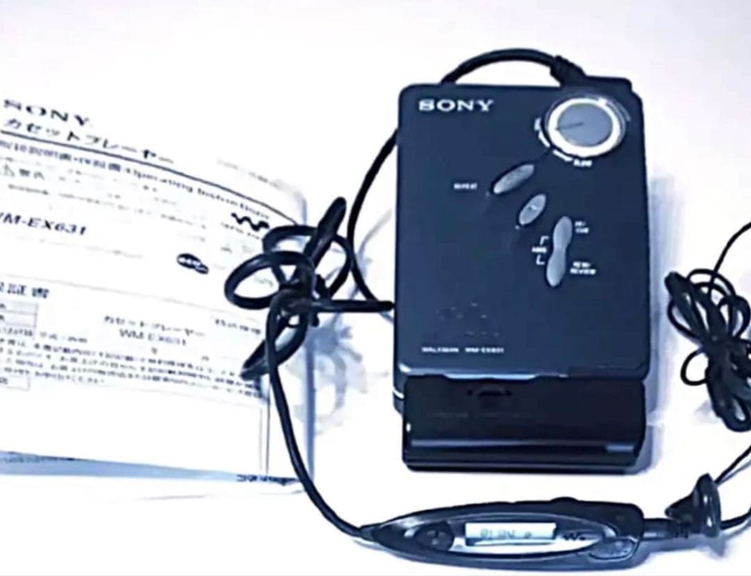 カセットウォークマン　SONY WM-EX631 「整備済み、完動超美品」