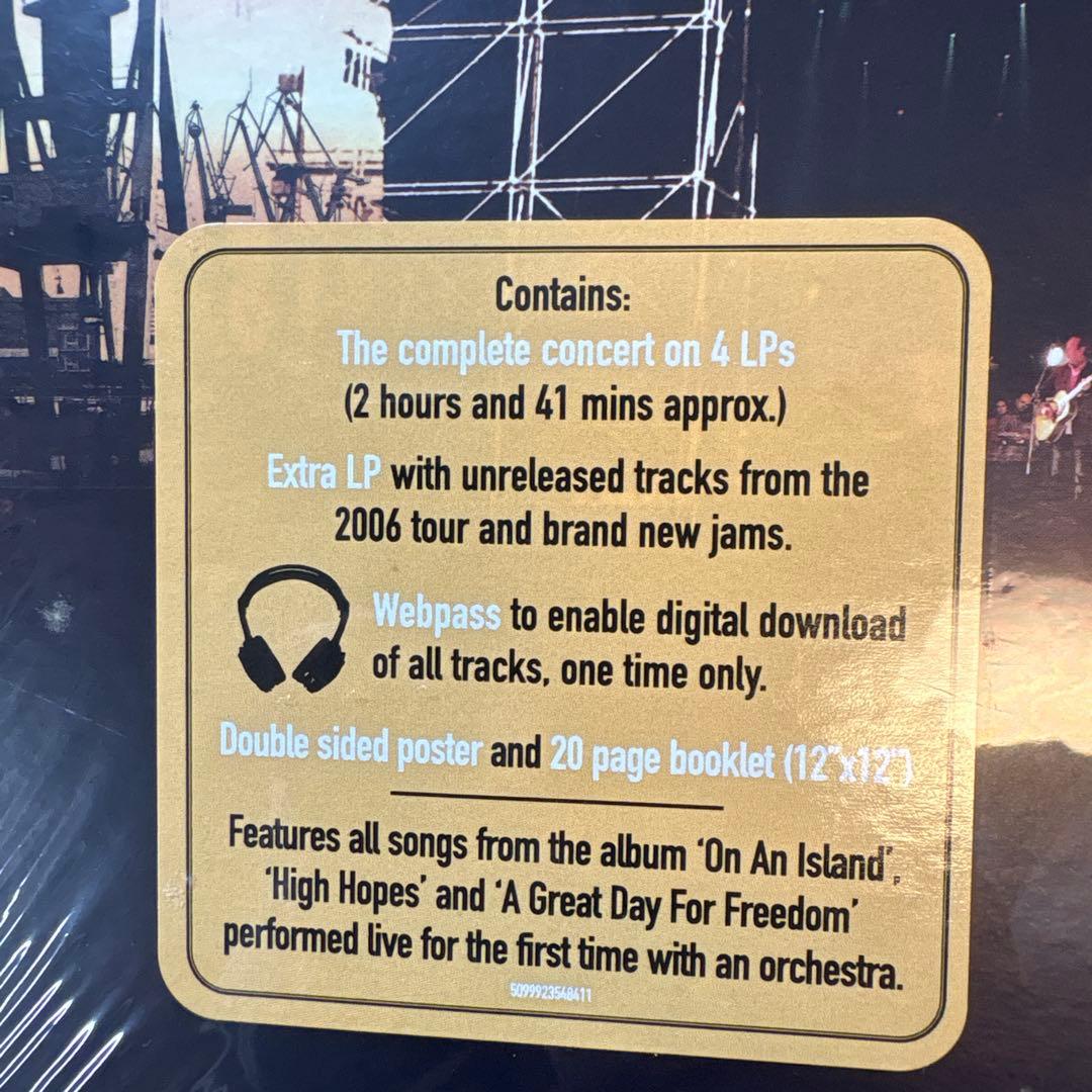 デヴィッド・ギルモア「Live in Gdańsk」LP5枚組【未使用に近い】