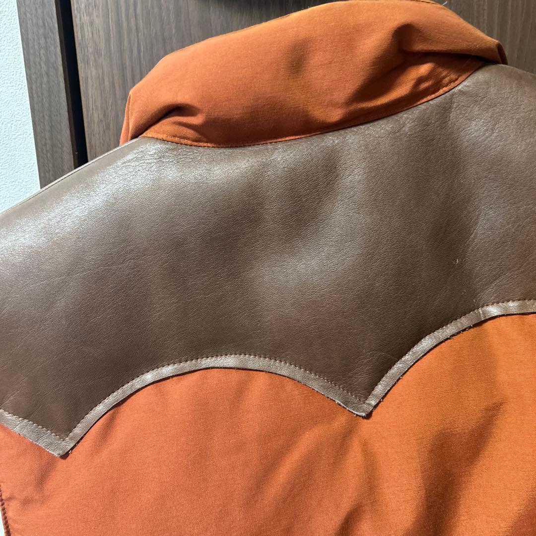 Sugar Cane DOWN ダウンベスト M オレンジ