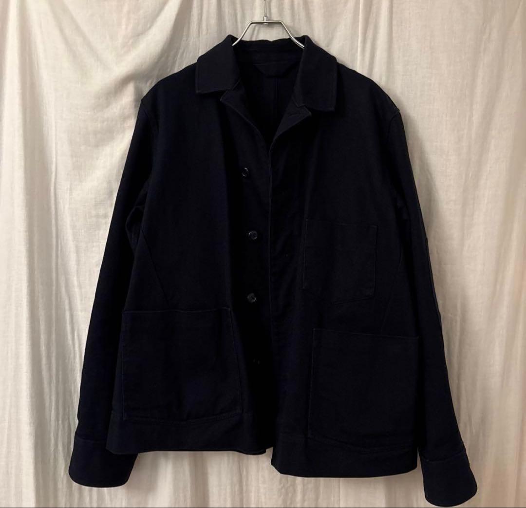 美品ACNE STUDIOS カーバーオール セットアップ ワークジャケット 紺