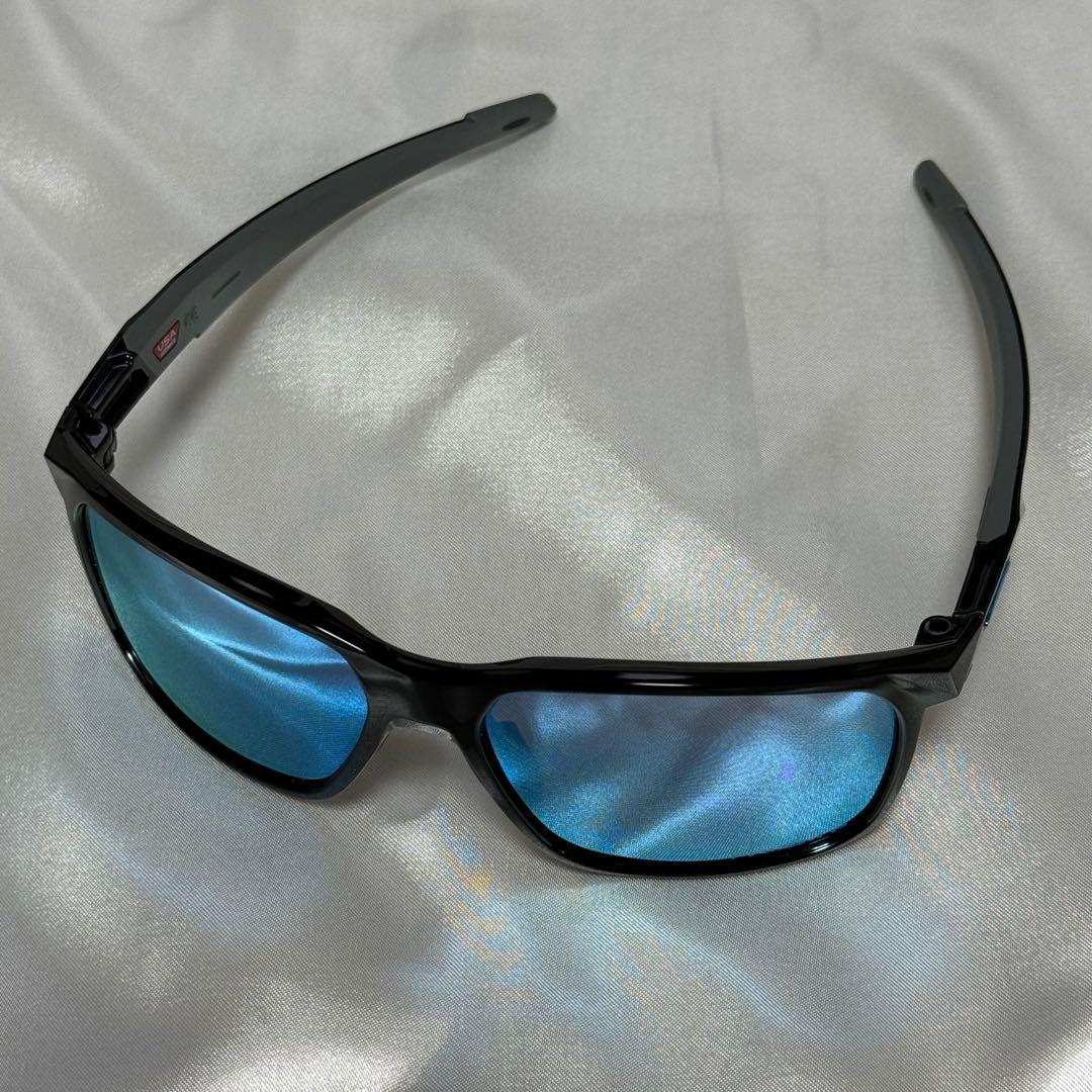 オークリー　PORTAL X スポーツサングラス ブラック/ブルー　偏光レンズ