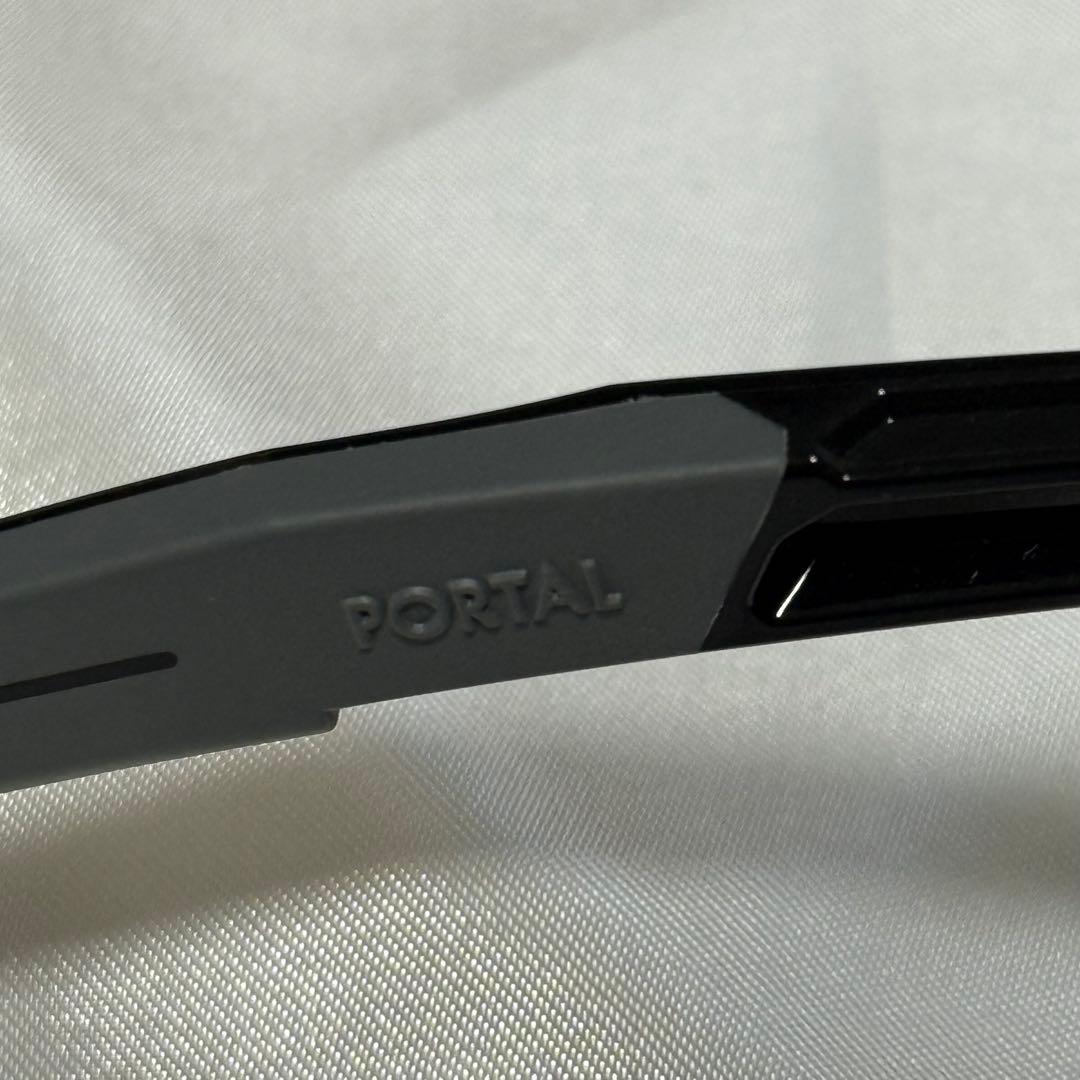 オークリー　PORTAL X スポーツサングラス ブラック/ブルー　偏光レンズ