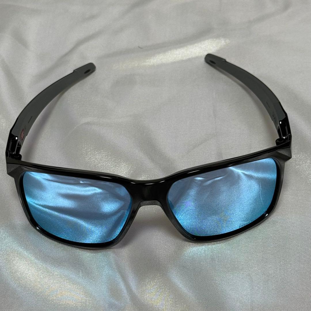 オークリー　PORTAL X スポーツサングラス ブラック/ブルー　偏光レンズ